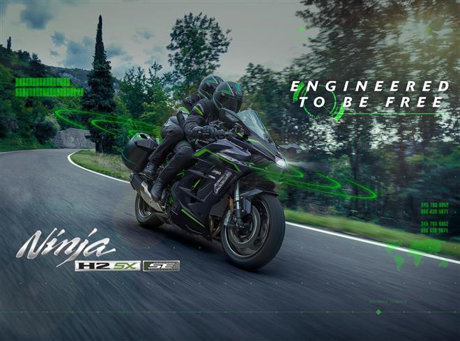 Nové farby pre športovo-turistické motocykle Kawasaki Ninja v roku 2026